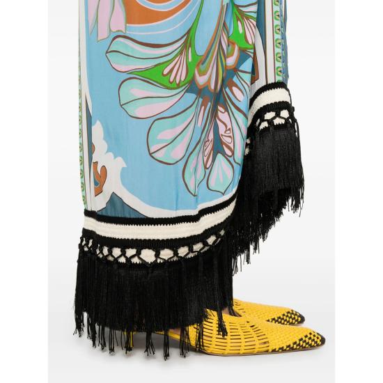 25SS Lug Von Siga 미디 스커트 LVSS2025407 AYA TURQU BLUE BROWN - OTHER BRANDS