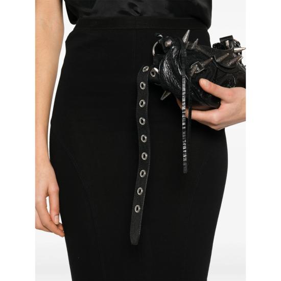 25SS 릭 오웬스 롱 스커트 RO01E7378 JA 09 BLACK - RICK OWENS