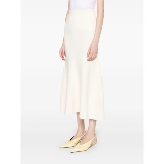 25SS 셀프 포트레이트 롱 스커트 SS25 165MSKA C CREAM NEUTRALS - SELF PORTRAIT