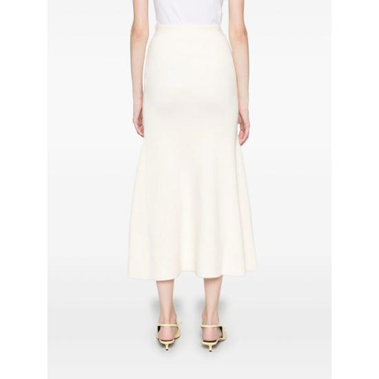 25SS 셀프 포트레이트 롱 스커트 SS25 165MSKA C CREAM NEUTRALS - SELF PORTRAIT