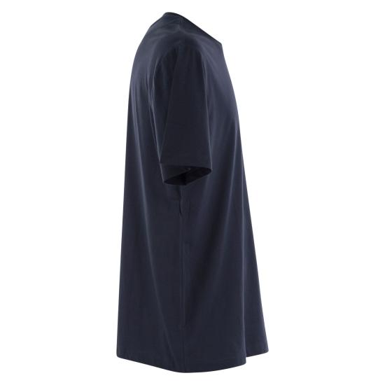  빌보콰 남성 크루넷 체스트 포켓 코튼 반팔 티셔츠 TTNU0P00 MARINE BLUE BPG - VILEBREQUIN