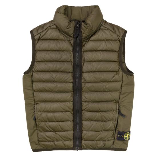 25SS [키즈] 스톤 아일랜드 베스트 K1S16G100002 MILITARY GREEN