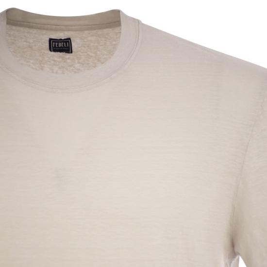 25SS 페델리 반팔 티셔츠 8UED0151 IVORY - FEDELI