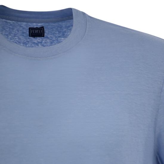 25SS 페델리 반팔 티셔츠 8UED0151 LIGHT BLUE - FEDELI
