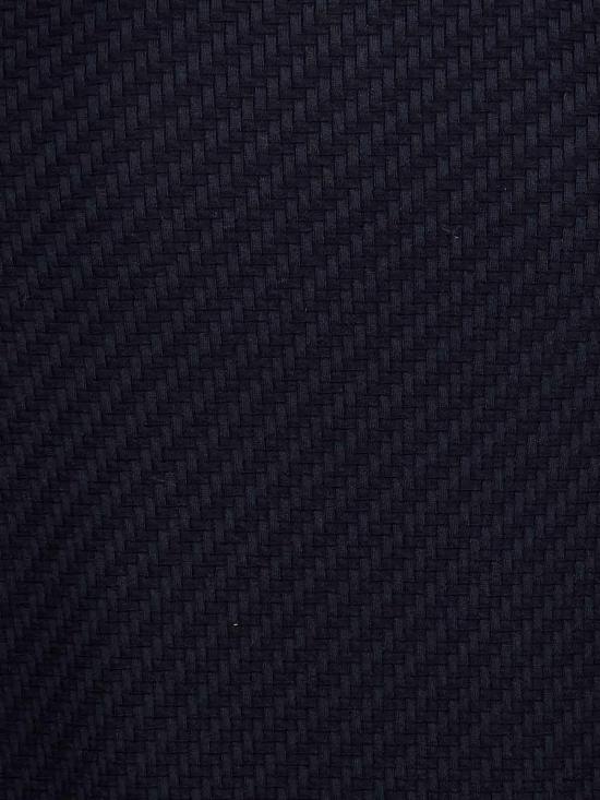  브리오니 코튼 실크 캐시미어 트라마 위브 폴로 셔츠 UMR20OPAK224100 Blue - BRIONI