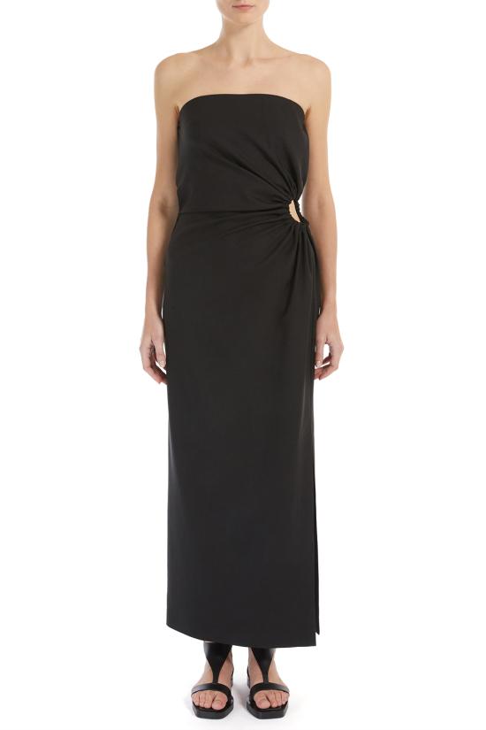 25SS 막스마라 미디 원피스 2511221193600 002 Black - MAX MARA