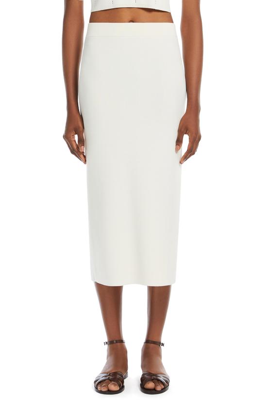 25SS 막스마라 미디 스커트 2511301029600 001 Ivory - MAX MARA