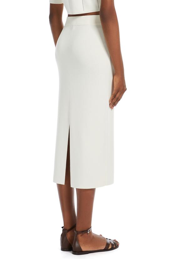 25SS 막스마라 미디 스커트 2511301029600 001 Ivory - MAX MARA