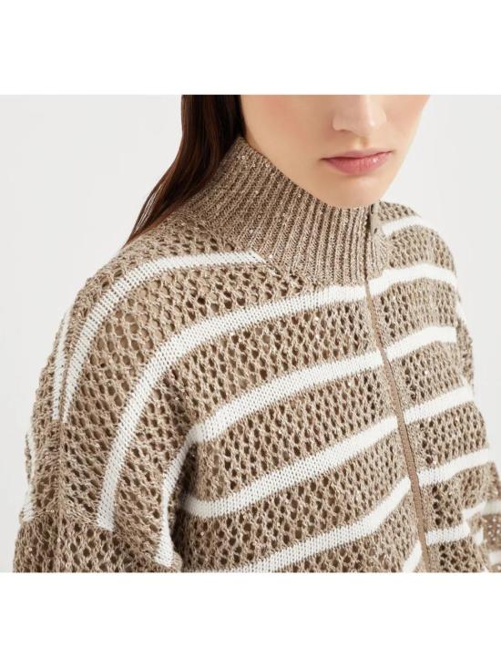 25SS 브루넬로 쿠치넬리 가디건 MCO558906 CKE88 - BRUNELLO CUCINELLI