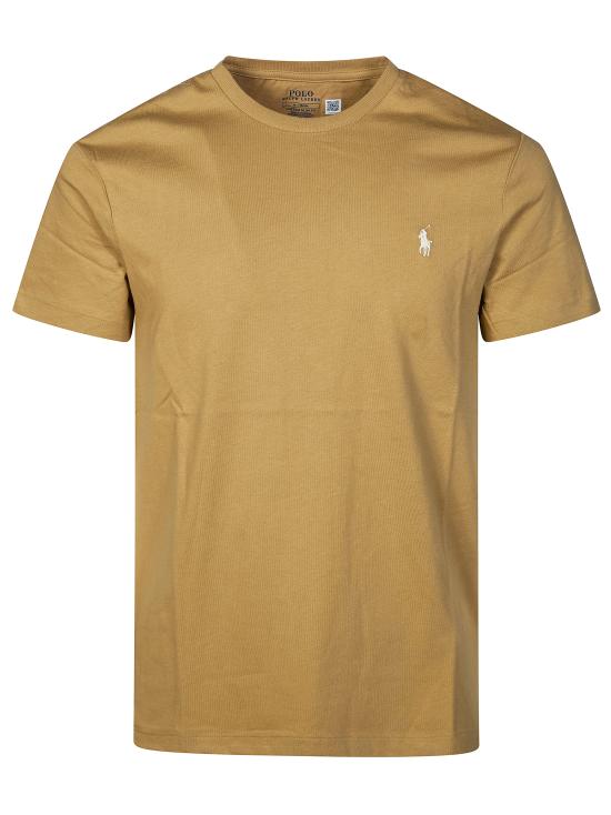 26SS 폴로 랄프로렌 포니로고 자수 반팔 티셔츠 710671438329 CAFETAN BEIGE