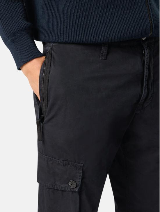 25SS 스톤 아일랜드 3100303 코튼 캔버스 올드 이펙트 슬림 핏 카고 스트레이트 팬츠 K1S15 3100303 S00WAv0129 - STONE ISLAND