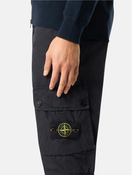 25SS 스톤 아일랜드 3100303 코튼 캔버스 올드 이펙트 슬림 핏 카고 스트레이트 팬츠 K1S15 3100303 S00WAv0129 - STONE ISLAND