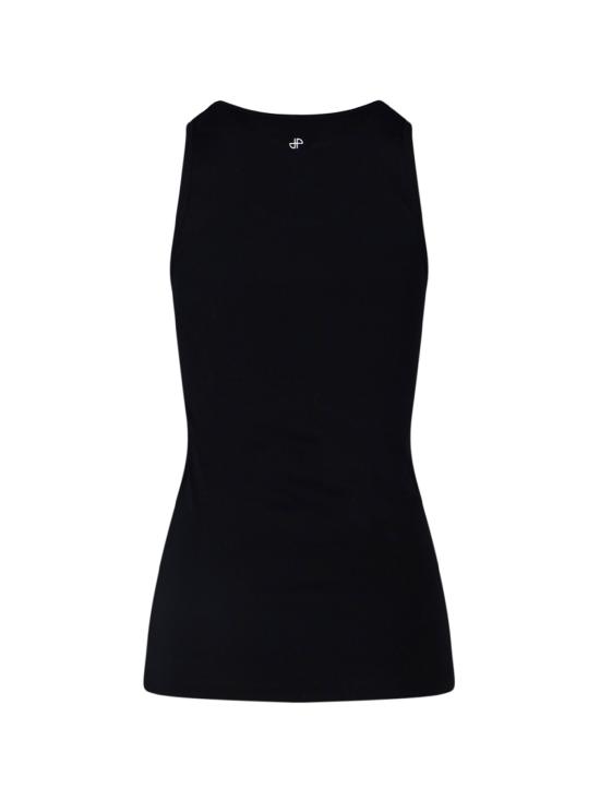 25SS 파투 민소매 티셔츠 JE0159994 999B Black - PATOU