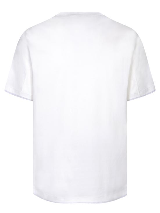 25SS 브루넬로 쿠치넬리 반팔 티셔츠 M0B137427 CA819 White - BRUNELLO CUCINELLI