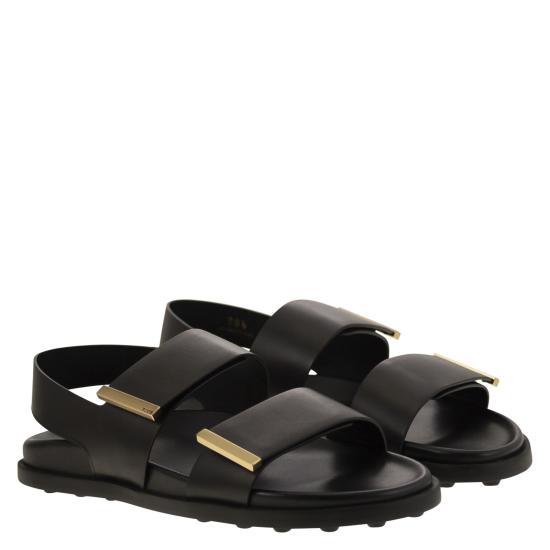 25SS 토즈 샌들 XXW68K0JE60N6M BLACK - TODS