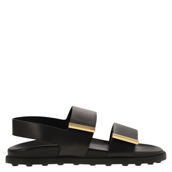 25SS 토즈 샌들 XXW68K0JE60N6M BLACK