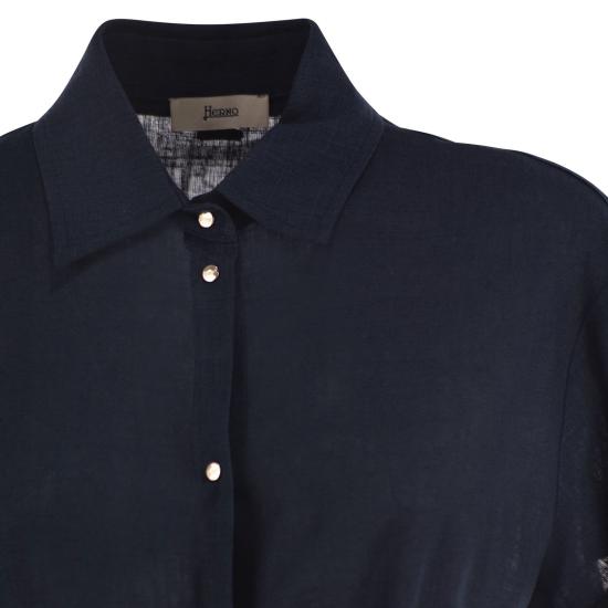 25SS 에르노 숏 원피스 TT000005D BLUE - HERNO