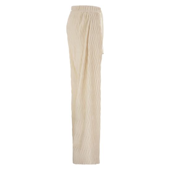 25SS 에르노 스트레이트 팬츠 PT000118D CREAM - HERNO