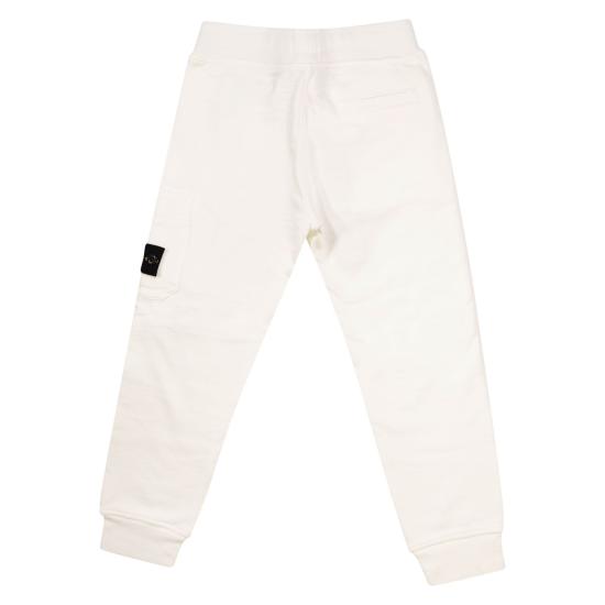 25SS [키즈] 스톤 아일랜드 스트레이트 팬츠 K1S166200005 WHITE - STONE ISLAND