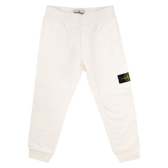 25SS [키즈] 스톤 아일랜드 스트레이트 팬츠 K1S166200005 WHITE