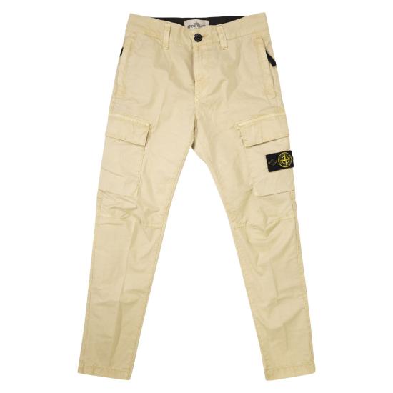 25SS [키즈] 스톤 아일랜드 스트레이트 팬츠 K1S163100006 SAND