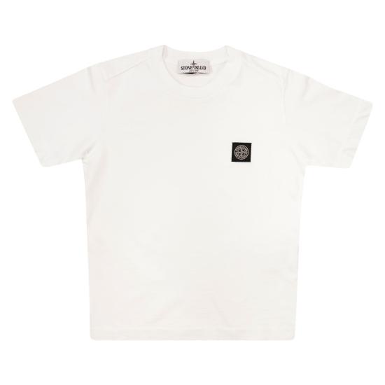 25SS [키즈] 스톤 아일랜드 티셔츠 K1S162100002 WHITE