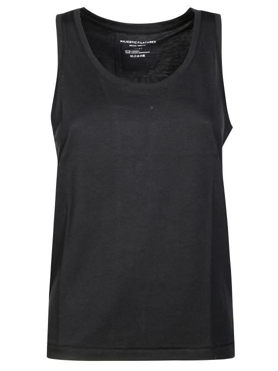 25SS 마제스틱필라쳐 민소매 티셔츠 M296FDE187 002 NOIR Nero