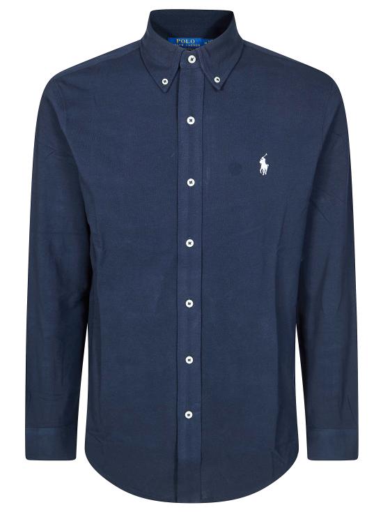 26SS 폴로 랄프로렌 긴팔 셔츠 710654408016 AVIATOR NAVY Blu