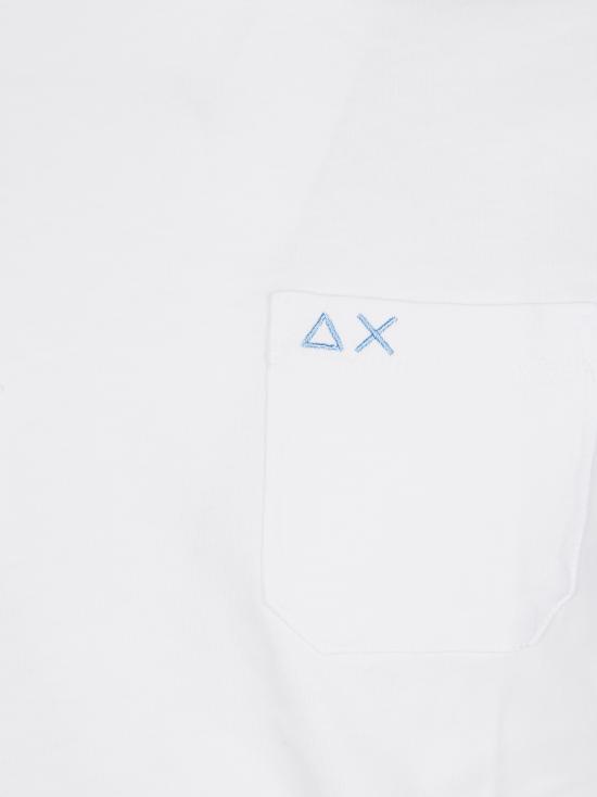 25SS 썬 68 반팔 티셔츠 T35101 01 BIANCO - SUN 68