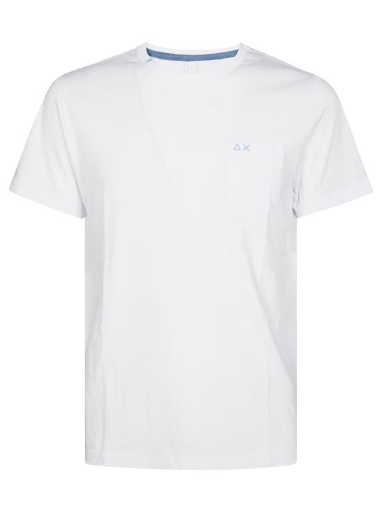 25SS 썬 68 반팔 티셔츠 T35101 01 BIANCO