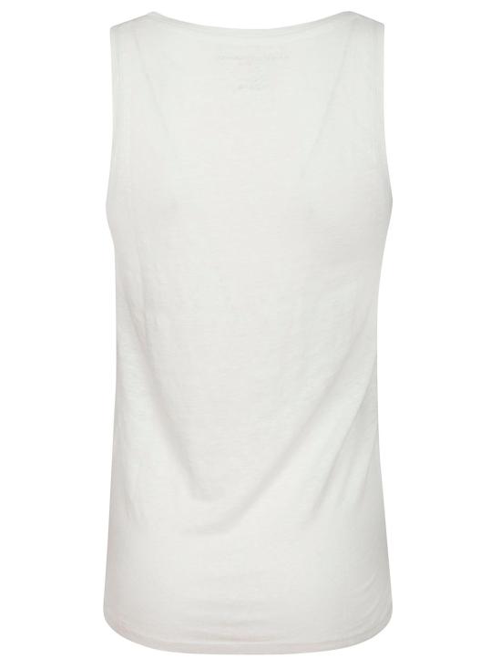 24FW 마제스틱필라쳐 민소매 티셔츠 M011 FDE021 001 BLANC - MAJESTIC FILATURES