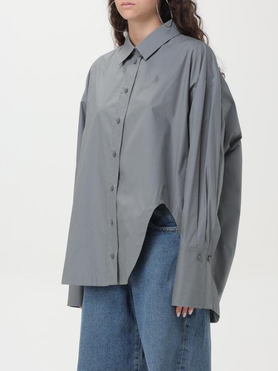 24FW 디 아티코 셔츠 247WCH04C052 084 Grey - THE ATTICO