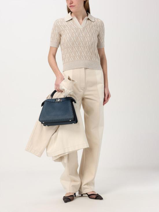 24FW 펜디 데님 팬츠 FLP852AT20 F08QQ White - FENDI