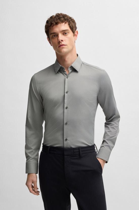 25SS 보스 긴팔 셔츠 50539403 10270763 01 404 Blue - BOSS