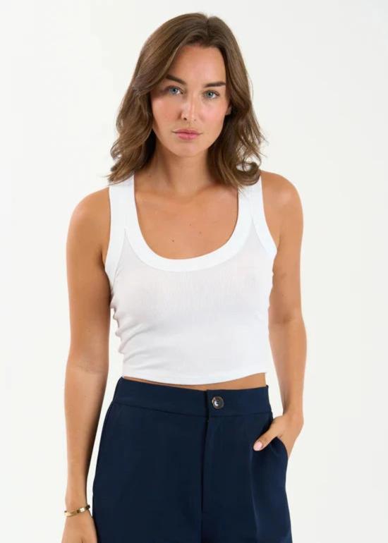  선데이즈 민소매 티셔츠 선데이 나즈 탱크 화이트