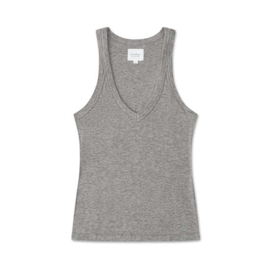  선데이즈 민소매 티셔츠 선데이 믹 탱크 헤더드 그레이 - SUNDAYS