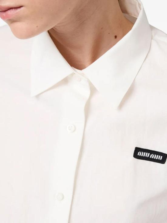  미우미우 셔츠 MK1933SOOO163MF0009 White - MIU MIU