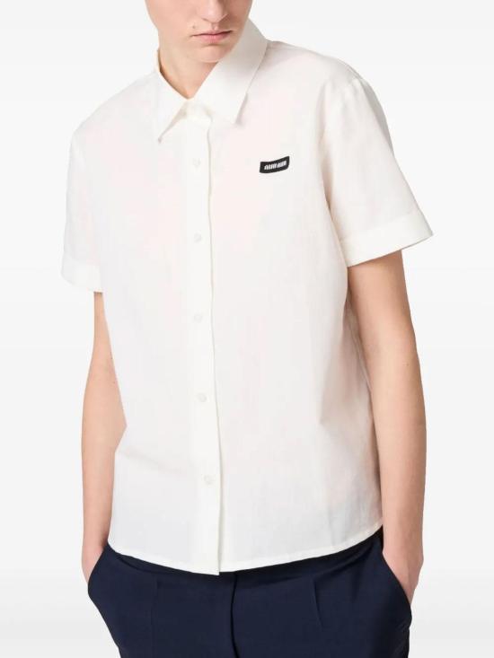  미우미우 셔츠 MK1933SOOO163MF0009 White - MIU MIU