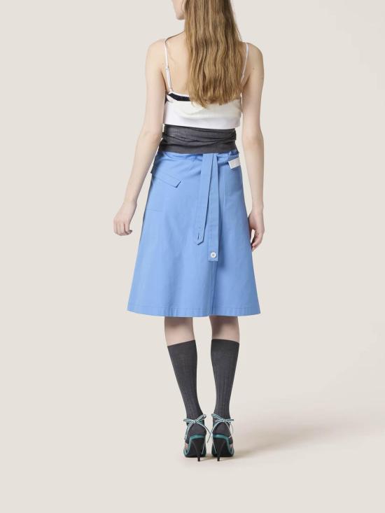  미우미우 스커트 MF5786SOOO1BMSF0013 Light Blue - MIU MIU