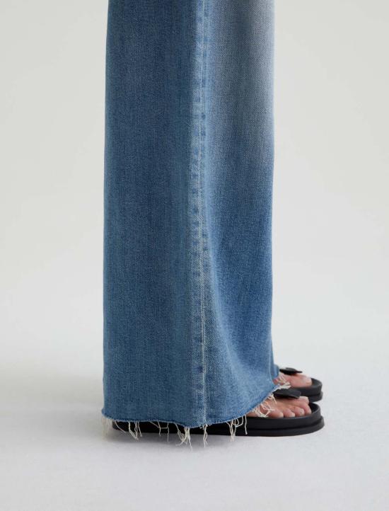  아드리아노 골드슈미드 데님 팬츠 Ag Jeans Stella Ankle Palazzo Aries - ADRIANO GOLDSCHMIED