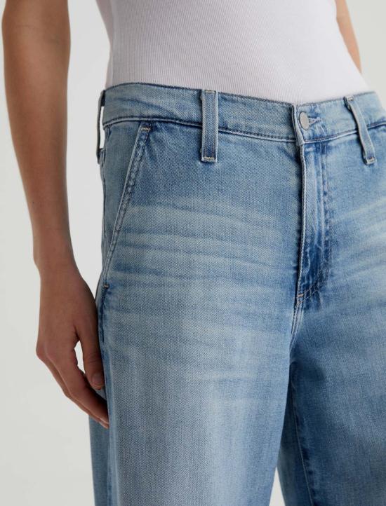  아드리아노 골드슈미드 데님 팬츠 Ag Jeans Stella Ankle Palazzo Aries - ADRIANO GOLDSCHMIED