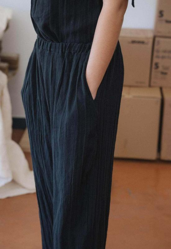  베이스레인지 트레이닝/조거 팬츠 폴리오  블랙 - BASERANGE