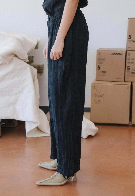  베이스레인지 트레이닝/조거 팬츠 폴리오  블랙 - BASERANGE