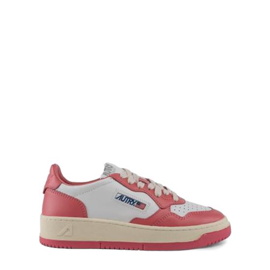 25SS 오트리 메달리스트 로우 레더 스니커즈 AULWWB55 LT LT WHT TRS