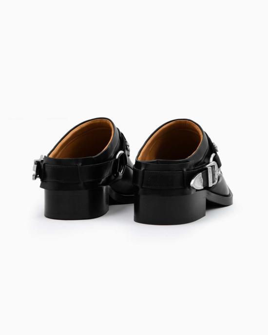  토가 뮬/슬리퍼 풀라 웨스턴 뮬 블랙 - TOGA