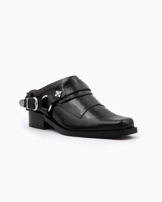  토가 뮬/슬리퍼 풀라 웨스턴 뮬 블랙 - TOGA