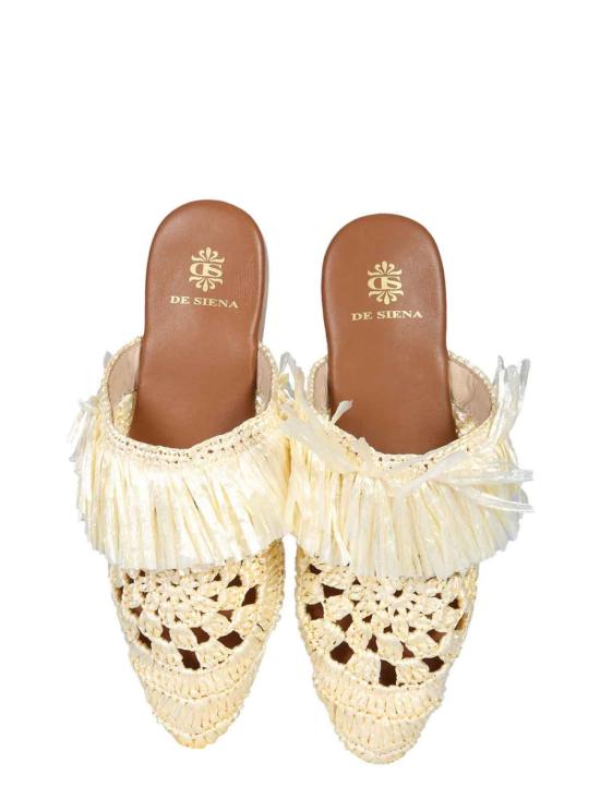  드 시에나 뮬/슬리퍼 298DS461GRANO White - DE SIENA