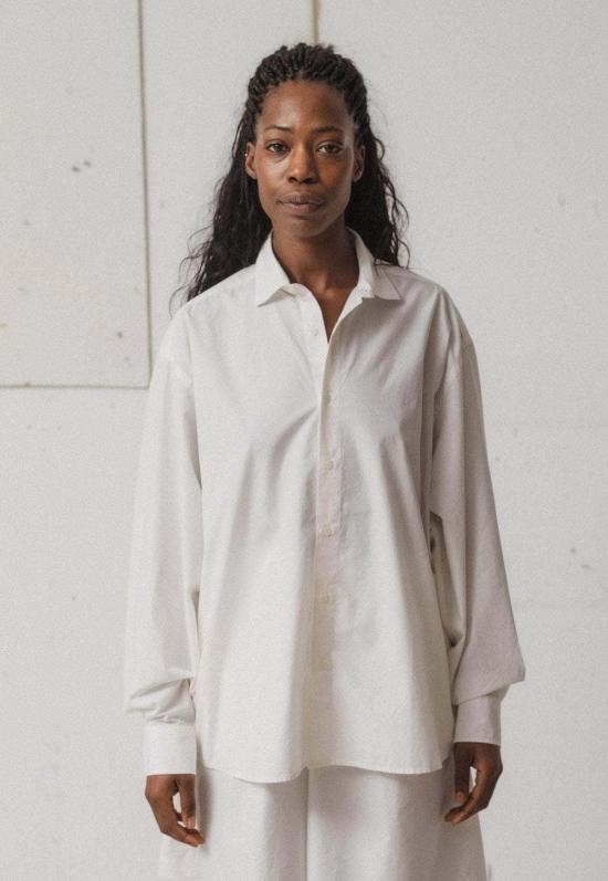  베이스레인지 후드 티셔츠 Baserange 클로드 셔츠 포플린