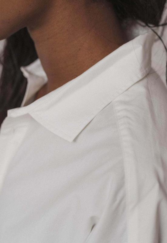  베이스레인지 후드 티셔츠 Baserange 클로드 셔츠 포플린 - BASERANGE