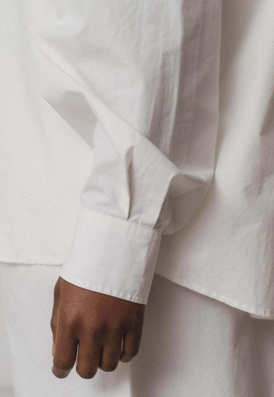  베이스레인지 후드 티셔츠 Baserange 클로드 셔츠 포플린 - BASERANGE